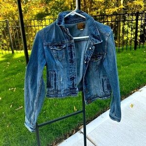 American Eagle | Cropped Jean Jacket